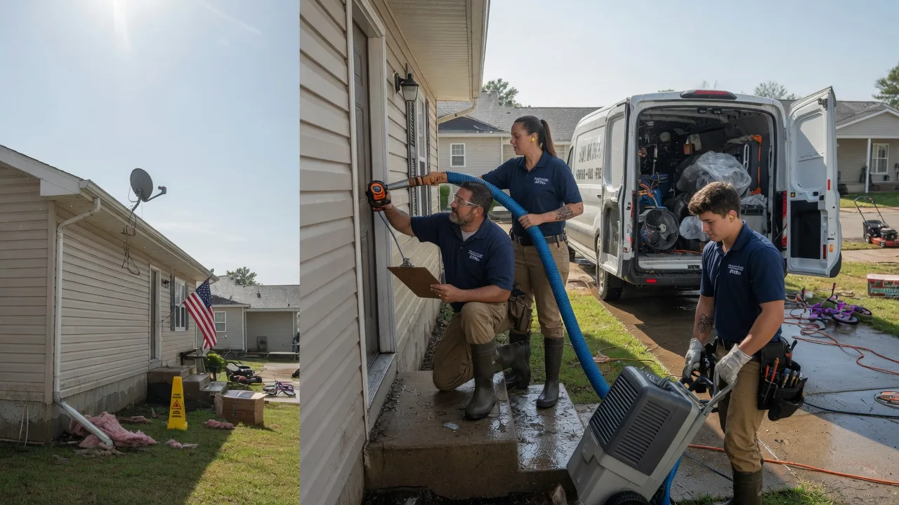Ceiling Water Damage Restoration in Chico, TX near me